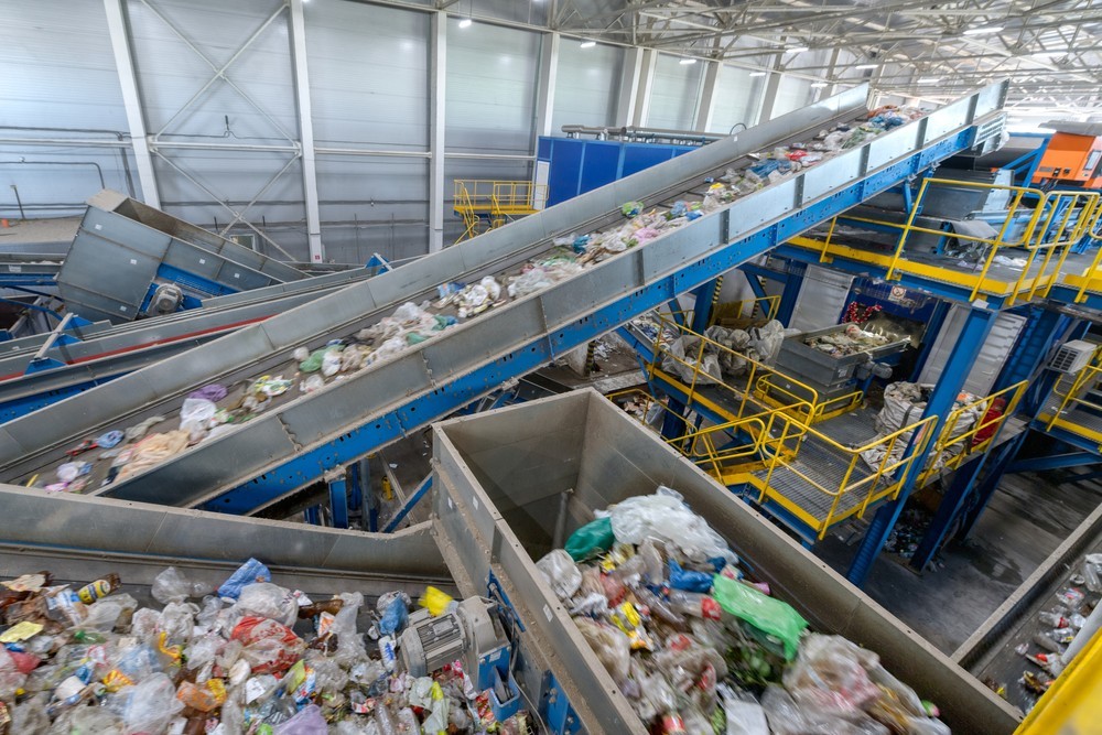Image of a recycling plant