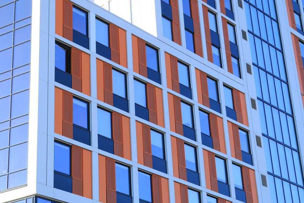 Outside view of a student accommodation building