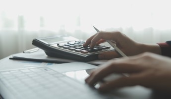 Using a calculator on a document