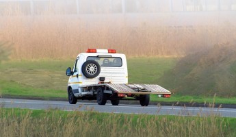 flatbed recovery truck
