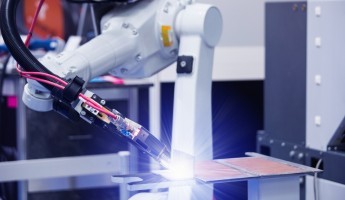 Image of a robotic welder