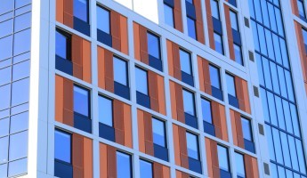Outside view of a student accommodation building