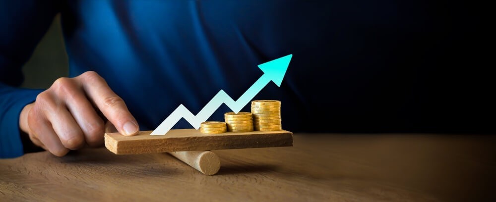 Money Leverage And Inflation Balance. Financial Concept