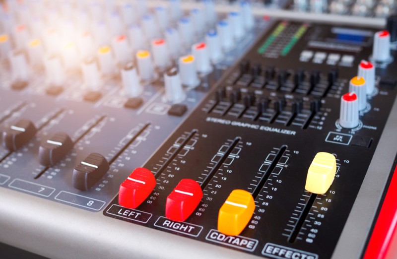 Image of volume and audio controls