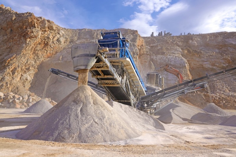 crusher being used in a mine
