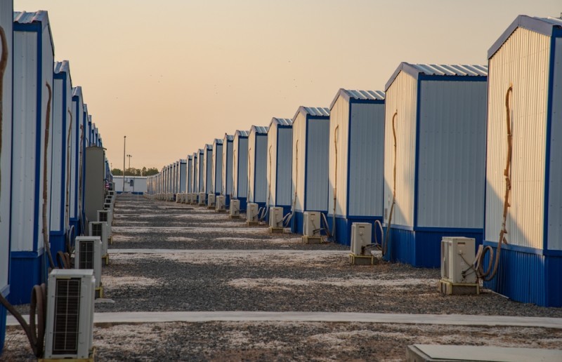 Multiple portacabins 